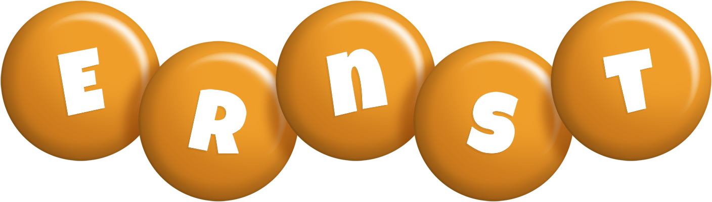 Ernst candy-orange logo