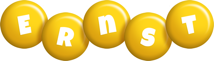Ernst candy-yellow logo
