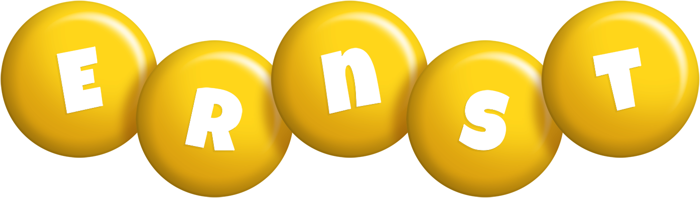 Ernst candy-yellow logo