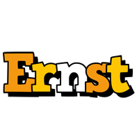 Ernst cartoon logo