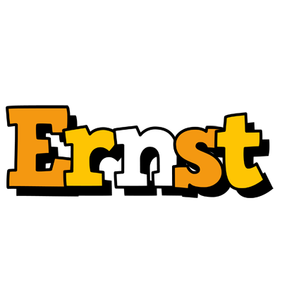 Ernst cartoon logo