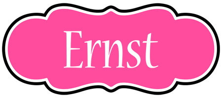 Ernst invitation logo