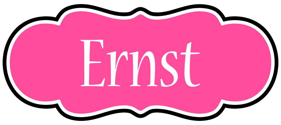 Ernst invitation logo