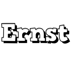 Ernst snowing logo