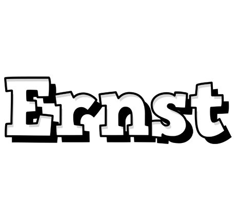 Ernst snowing logo