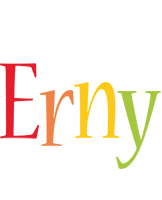 Erny birthday logo