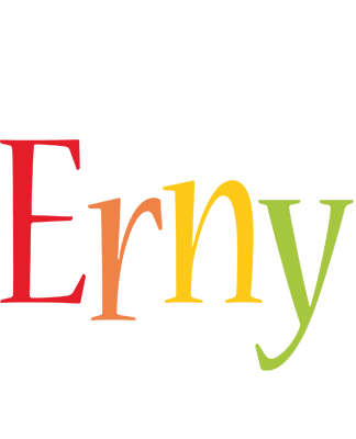 Erny birthday logo