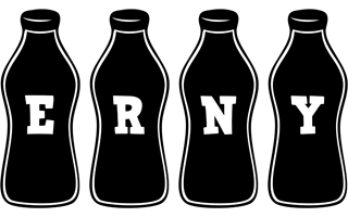 Erny bottle logo