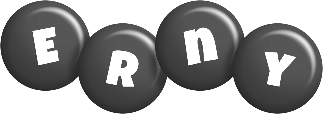 Erny candy-black logo