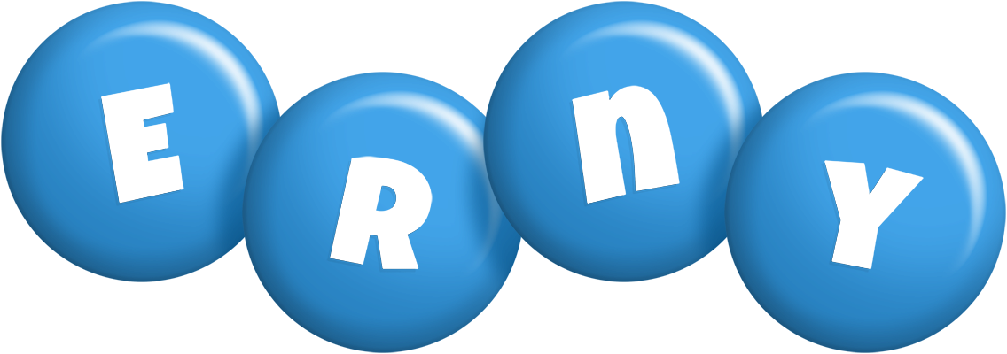Erny candy-blue logo