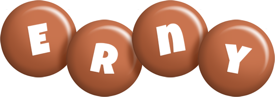 Erny candy-brown logo