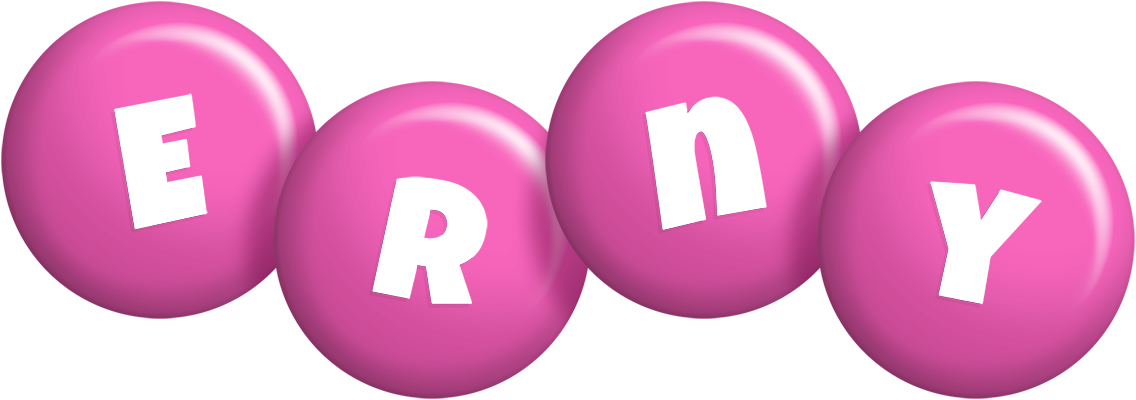 Erny candy-pink logo