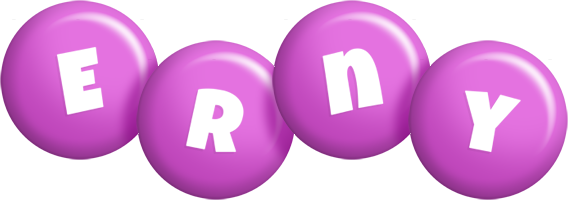 Erny candy-purple logo