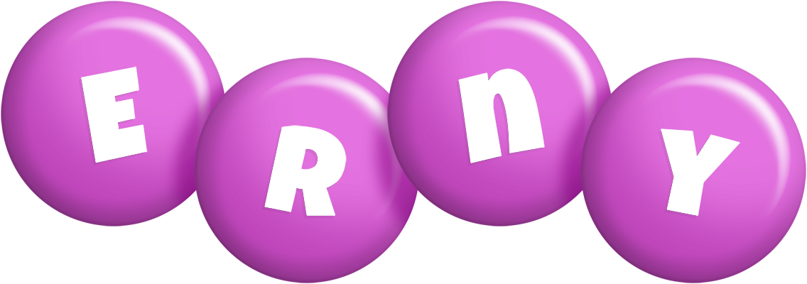 Erny candy-purple logo