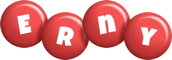 Erny candy-red logo