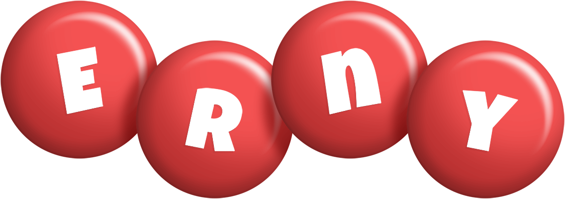 Erny candy-red logo