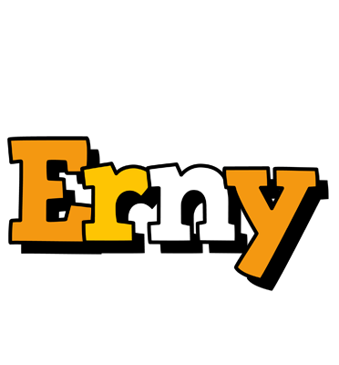 Erny cartoon logo