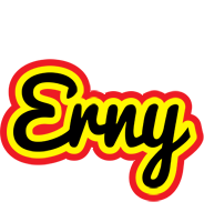 Erny flaming logo