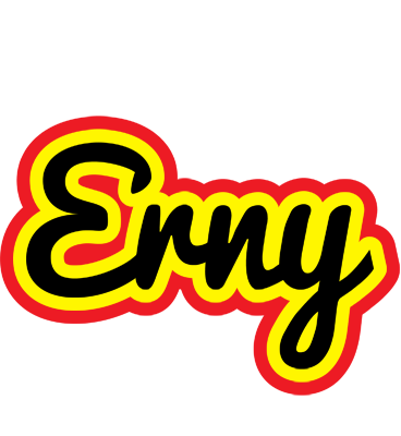 Erny flaming logo
