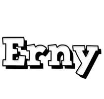 Erny snowing logo