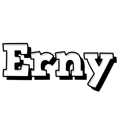 Erny snowing logo