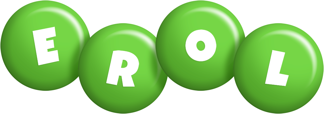Erol candy-green logo