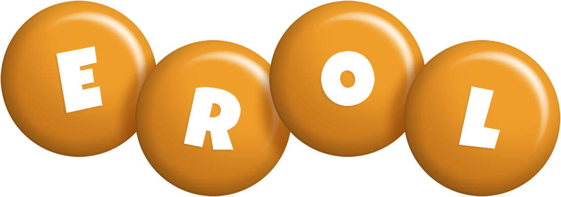 Erol candy-orange logo