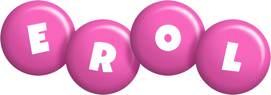 Erol candy-pink logo
