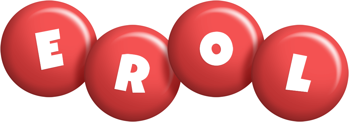 Erol candy-red logo