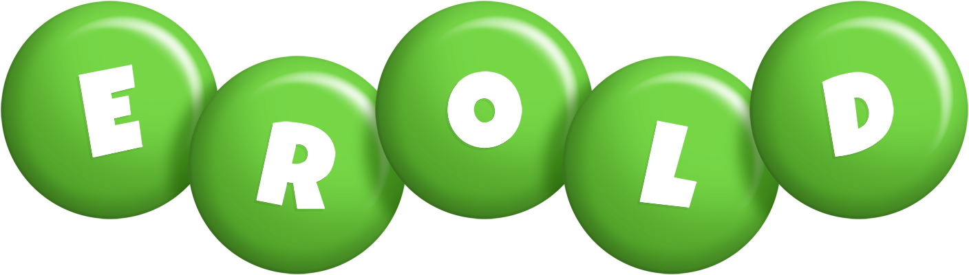 Erold candy-green logo