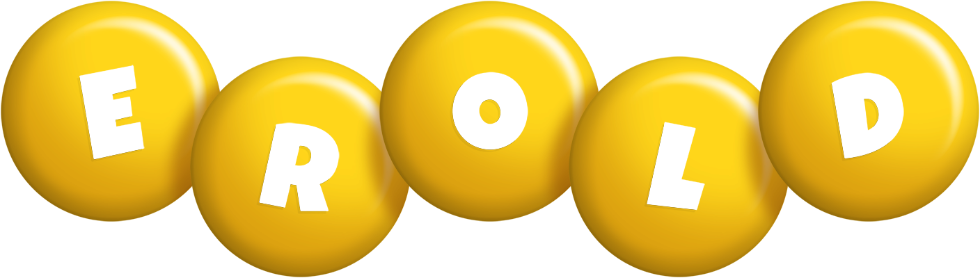 Erold candy-yellow logo