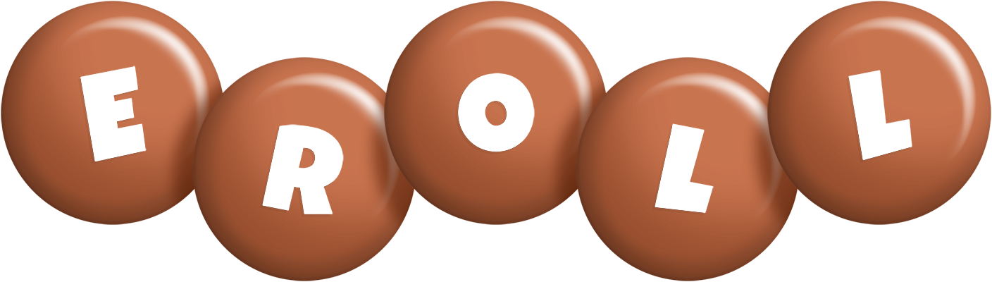 Eroll candy-brown logo