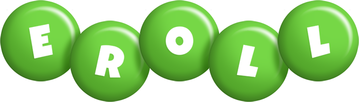 Eroll candy-green logo