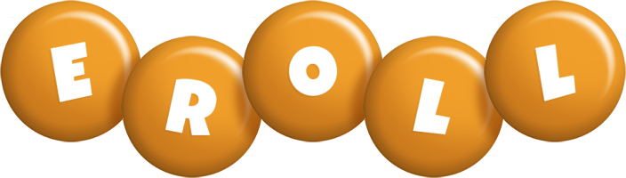 Eroll candy-orange logo