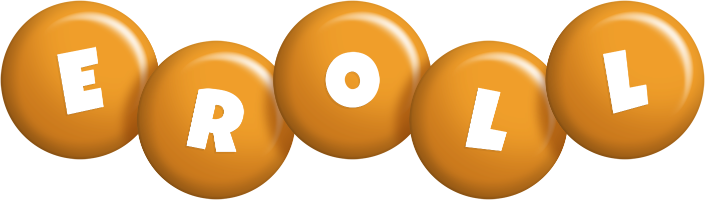 Eroll candy-orange logo