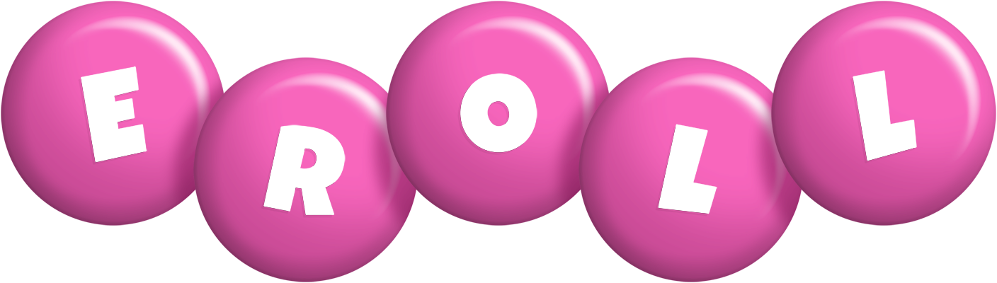 Eroll candy-pink logo