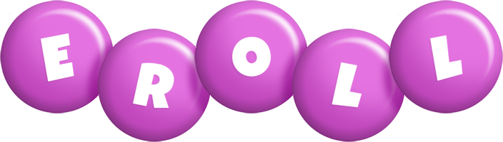 Eroll candy-purple logo