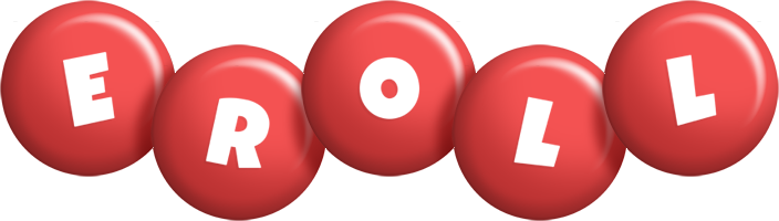 Eroll candy-red logo