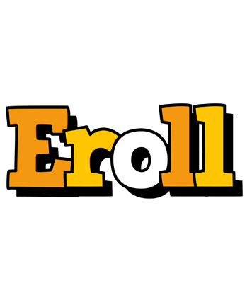 Eroll cartoon logo
