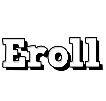 Eroll snowing logo