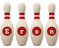 Eron bowling-pin logo