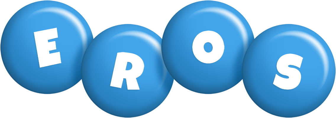 Eros candy-blue logo