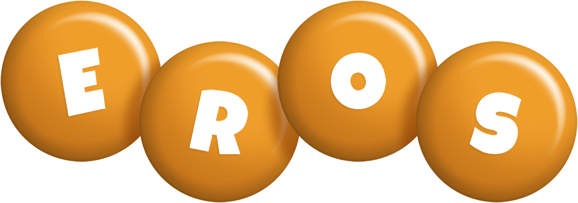 Eros candy-orange logo