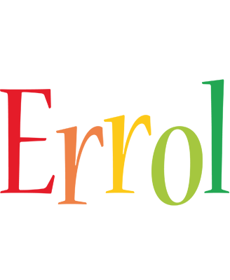 Errol birthday logo