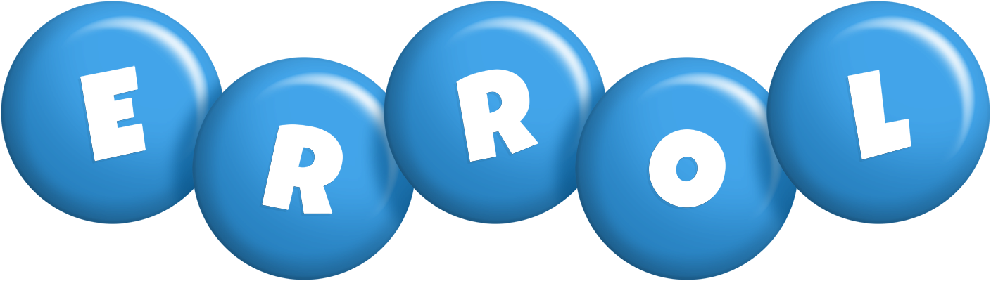 Errol candy-blue logo