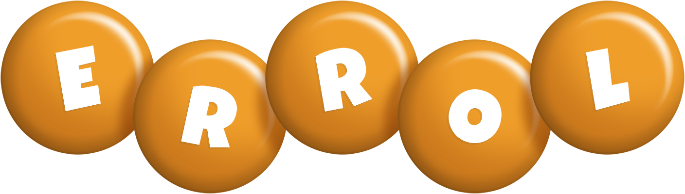 Errol candy-orange logo