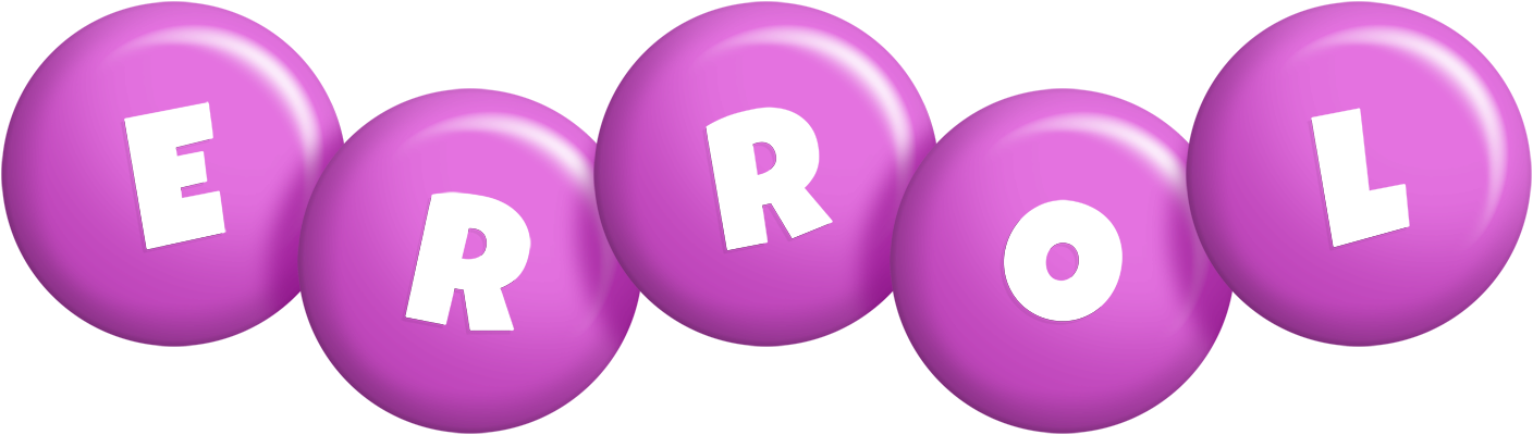 Errol candy-purple logo