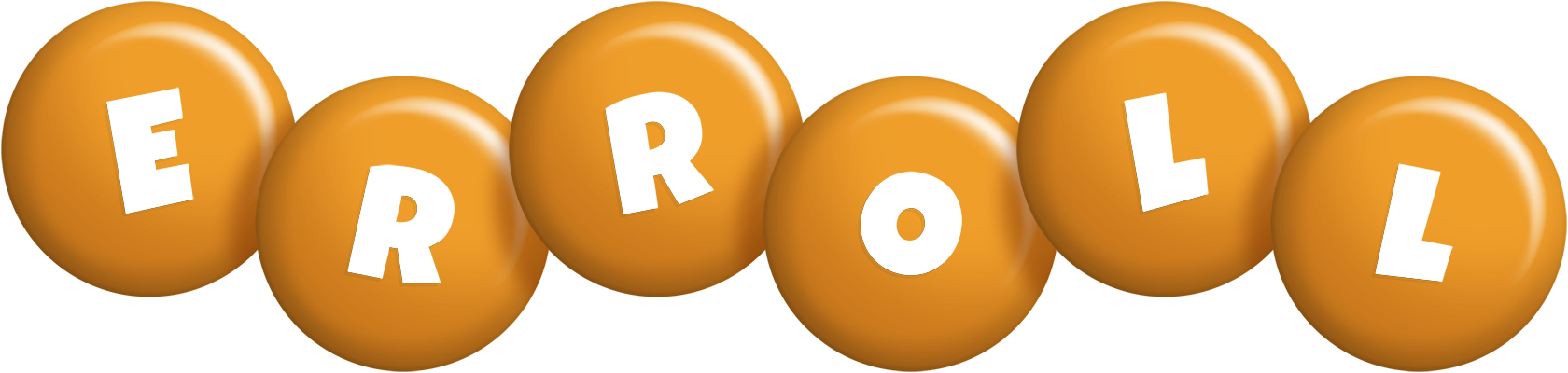 Erroll candy-orange logo