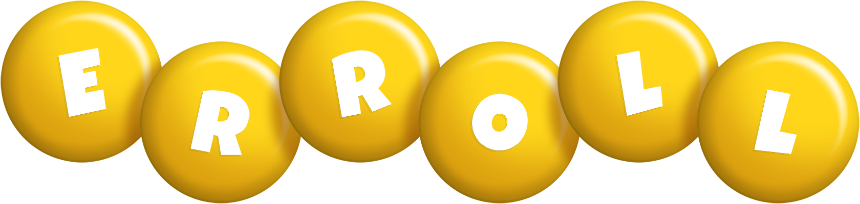 Erroll candy-yellow logo
