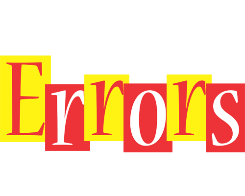 ERRORS logo effect. Colorful text effects in various flavors. Customize your own text here: https://www.textgiraffe.com/logos/errors/
